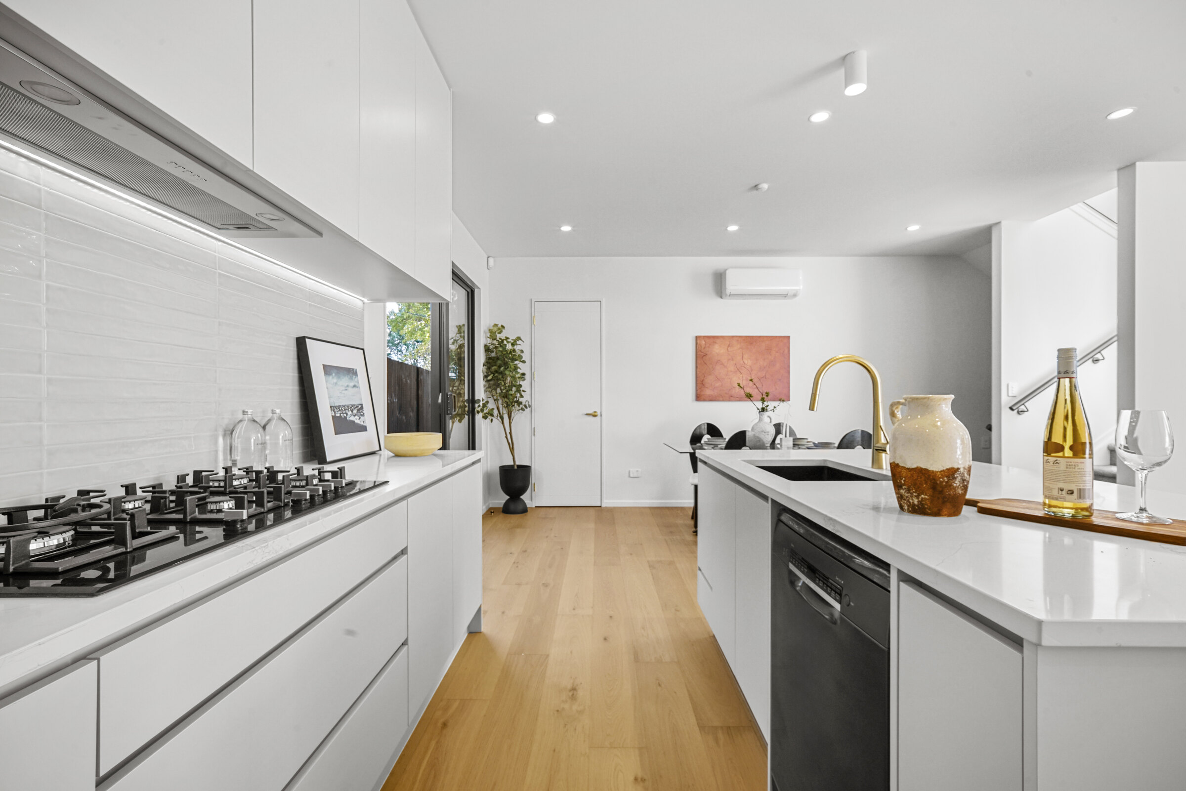 Kitchen within a completed home at 10 Agathis Avenue