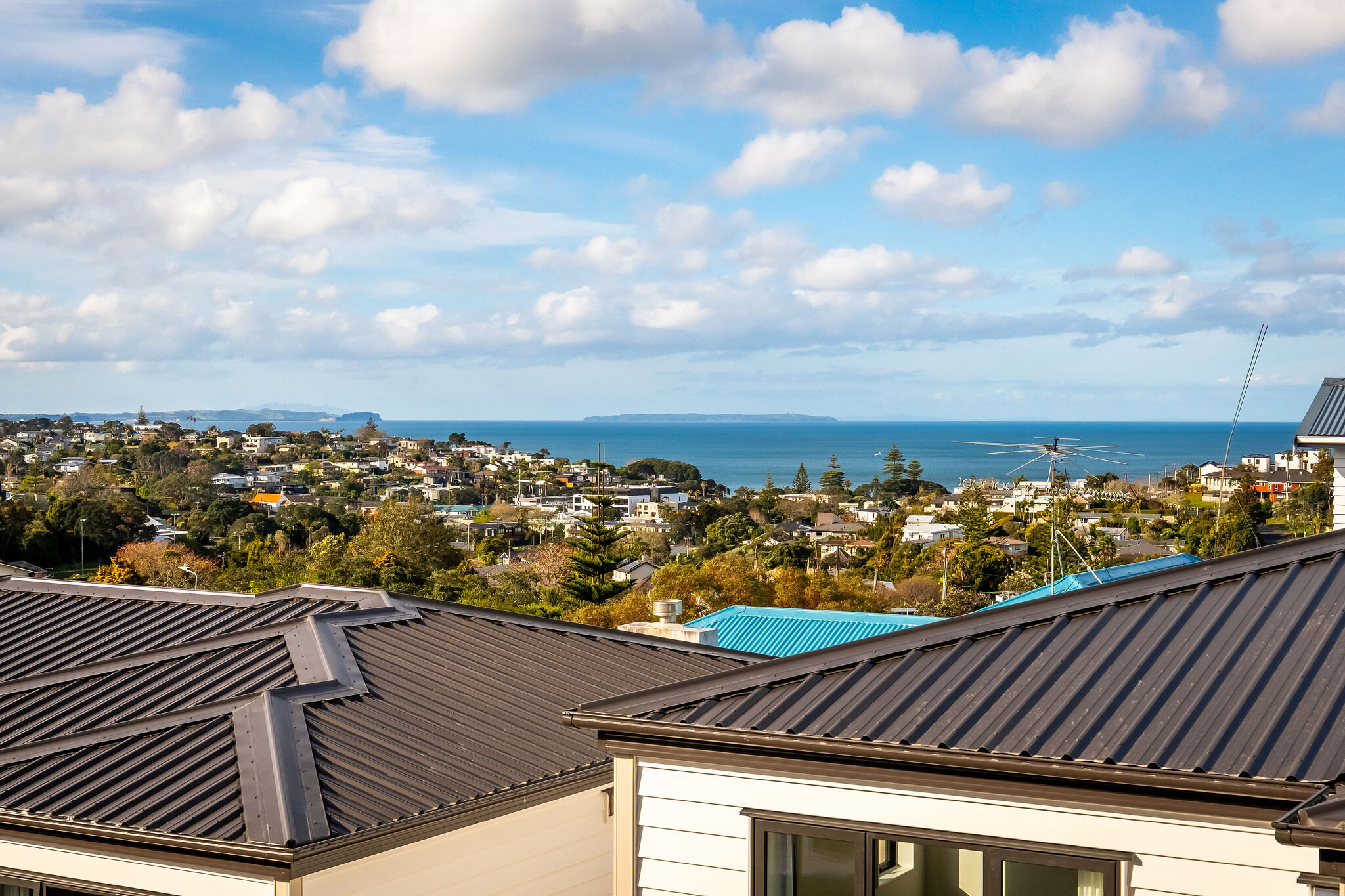 View toward Mairangi Bay from 10 Agathis Avenue