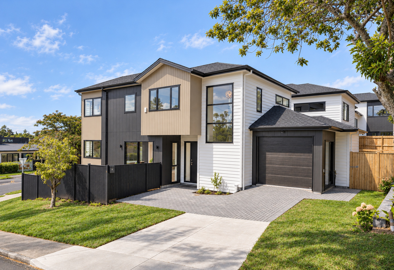 Corner view of the Torbay standalone homes